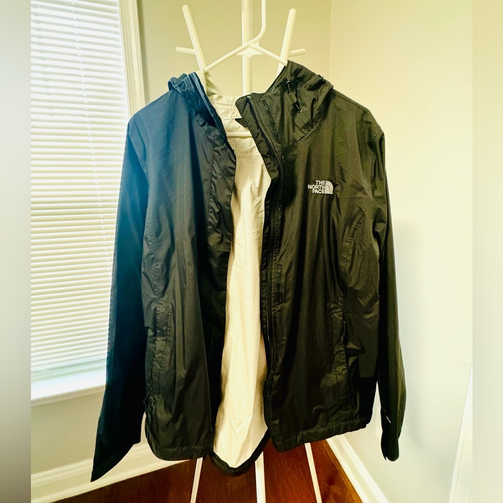 Black The North Face Windbreaker Jacket Women Large